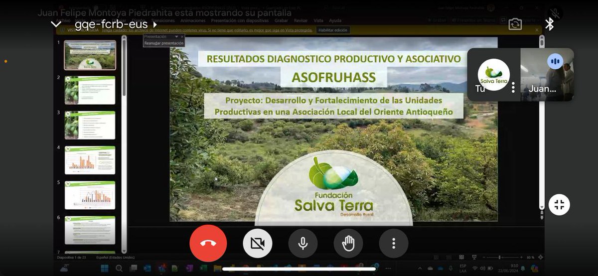 🌟🤝 Participating in the report presentation by Asofruhass🥑. 
Through these interactions, we strengthen our community bonds and enhance our understanding of sustainable practices. 👩‍🌾🚜