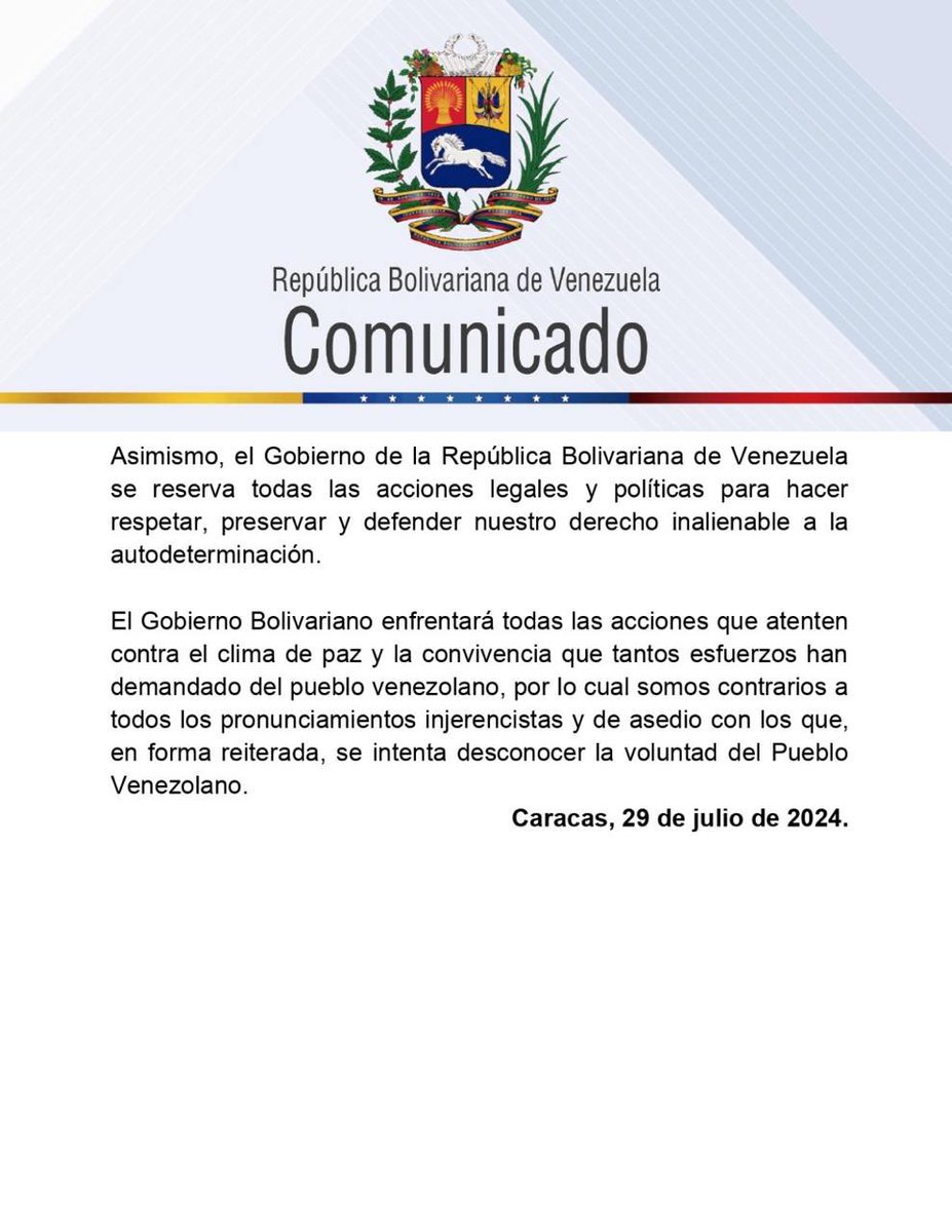 AlertaMundoNews's tweet photo. 🇻🇪 | ÚLTIMA HORA: Venezuela rompe relaciones con Argentina, Chile, Costa Rica, Perú, Panamá, República Dominicana y Uruguay. https://t.co/lqfWAvfF6V
