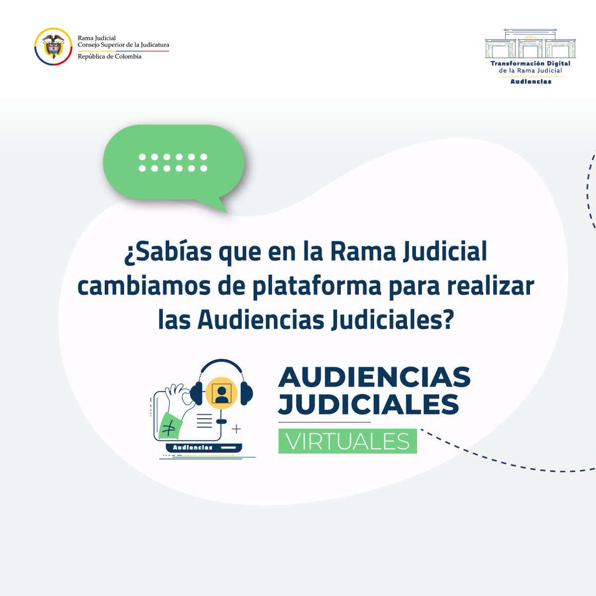 judicaturacsj's tweet photo. #TeInteresa 📢

Hemos cambiado de plataforma para realizar nuestras audiencias judiciales. ¡Ahora usamos Teams Premium! 💻

📚 Te invitamos a acceder a la capacitación sobre el uso de esta herramienta➡️ https://t.co/Er52TXLLEv https://t.co/fwzm3jLm8B