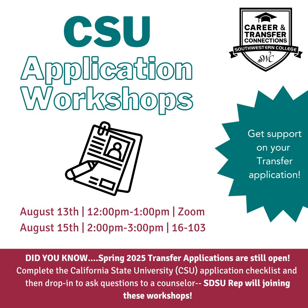 Learn about application requirements and information to submit a Spring 2025 &amp; Fall 2025 Applications. Visit the link in our bio to register.