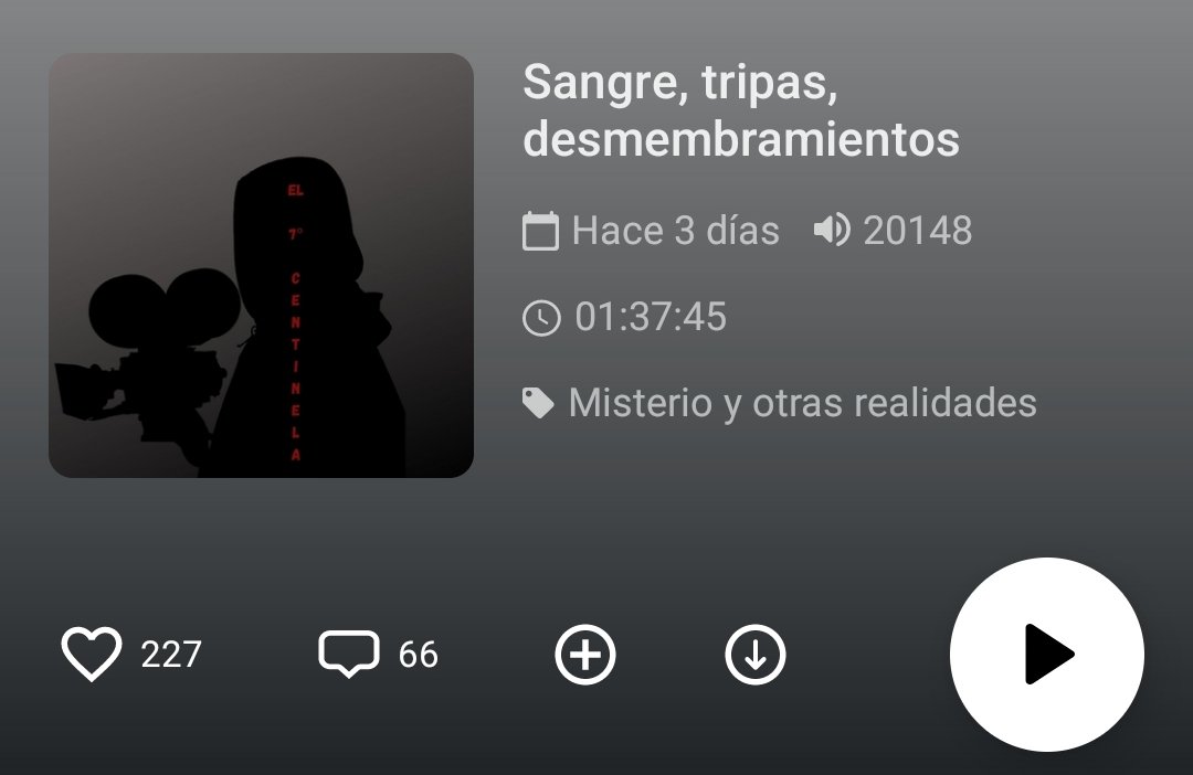José Manuel Serrano Cueto (@jmserranocueto) on Twitter photo Se colgó el jueves. Esta nueva entrega de mi programa "El 7° Centinela" lleva más de 20 mil escuchas, más de 200 "me gusta" y más de 60 comentarios. Gracias a todos. <a href="/El7Centinela/">El 7° Centinela</a> <a href="/ElCalabozoRW/">El Calabozo del Reverendo Wilson</a> <a href="/toniolalarcon/">Tonio L. Alarcón</a> <a href="/MariaCanas/">María Cañas</a> <a href="/Davinia_gr/">Davinia</a>
<a href="/Carlosmpc77/">Carlos Porras</a>
<a href="/AbadiaDeBerzano/">La abadía de Berzano</a> <a href="/kashnoir/">Jack Kashnoir</a> Se colgó el jueves. Esta nueva entrega de mi programa "El 7° Centinela" lleva más de 20 mil escuchas, más de 200 "me gusta" y más de 60 comentarios. Gracias a todos. <a href="/El7Centinela/">El 7° Centinela</a> <a href="/ElCalabozoRW/">El Calabozo del Reverendo Wilson</a> <a href="/toniolalarcon/">Tonio L. Alarcón</a> <a href="/MariaCanas/">María Cañas</a> <a href="/Davinia_gr/">Davinia</a>
<a href="/Carlosmpc77/">Carlos Porras</a>
<a href="/AbadiaDeBerzano/">La abadía de Berzano</a> <a href="/kashnoir/">Jack Kashnoir</a>