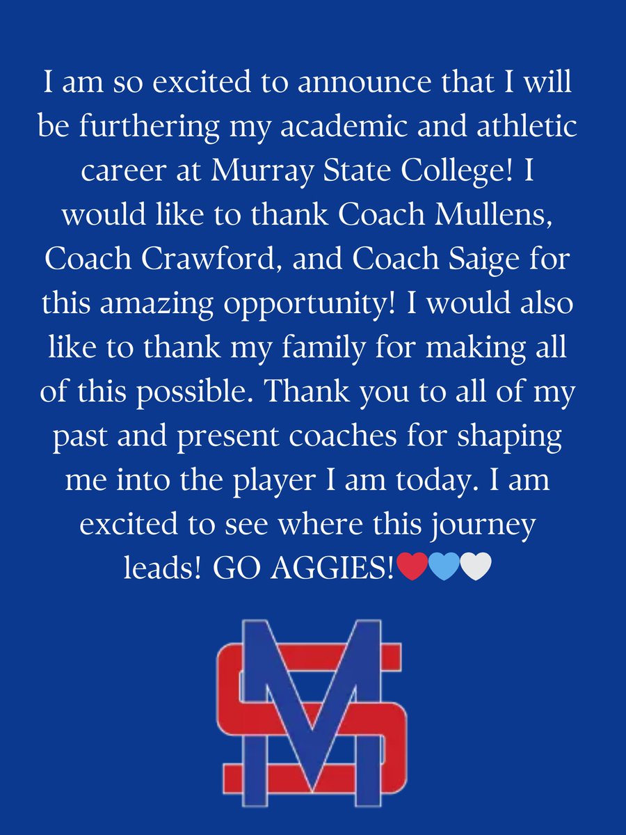 So excited!!❤️💙🤍<a href="/MSC_Softball/">MSC Softball</a>