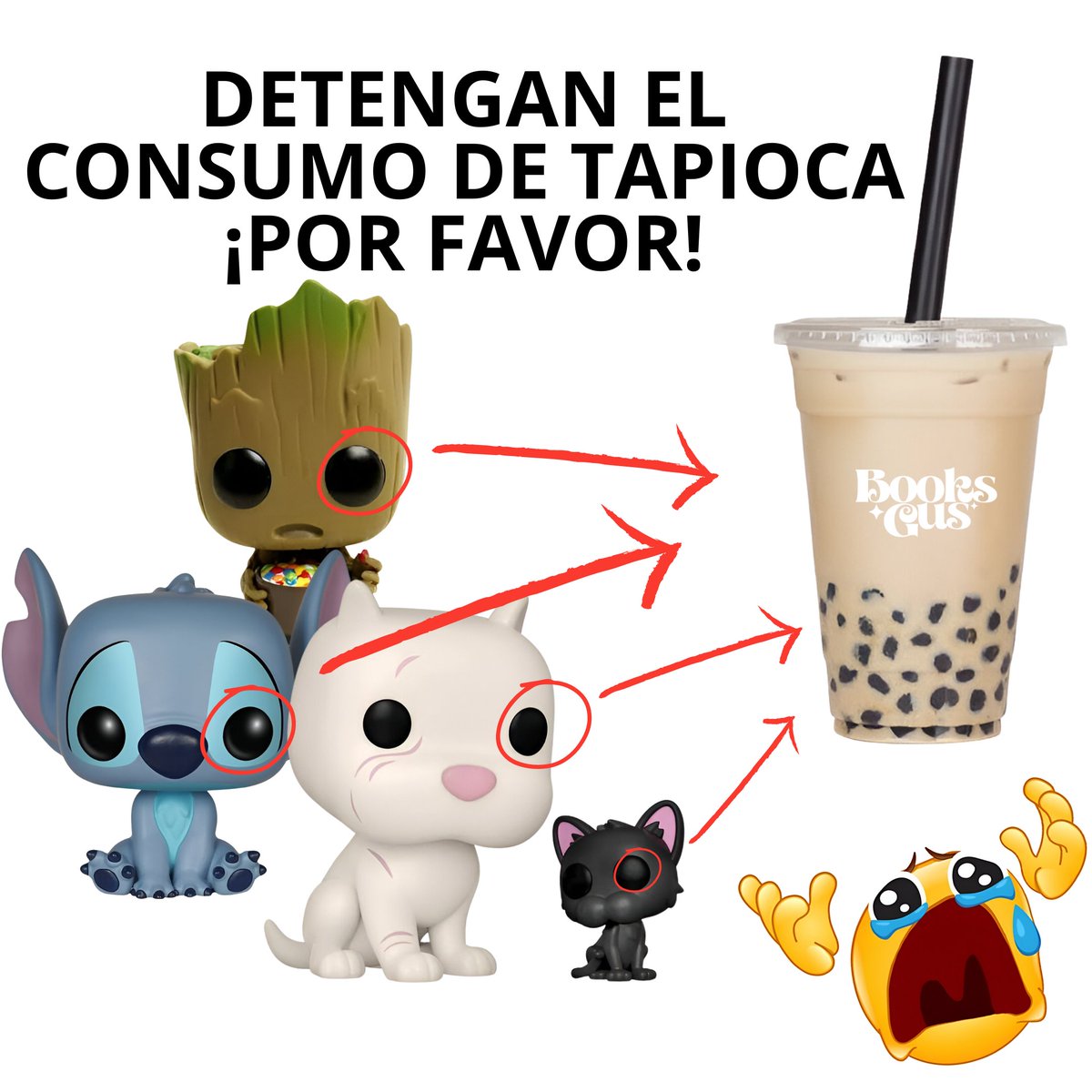BooksGus's tweet image. ¡Por favor! 🙏🏻😭

#funkopop #tapioca #bobatea #fyp #parati #meme
