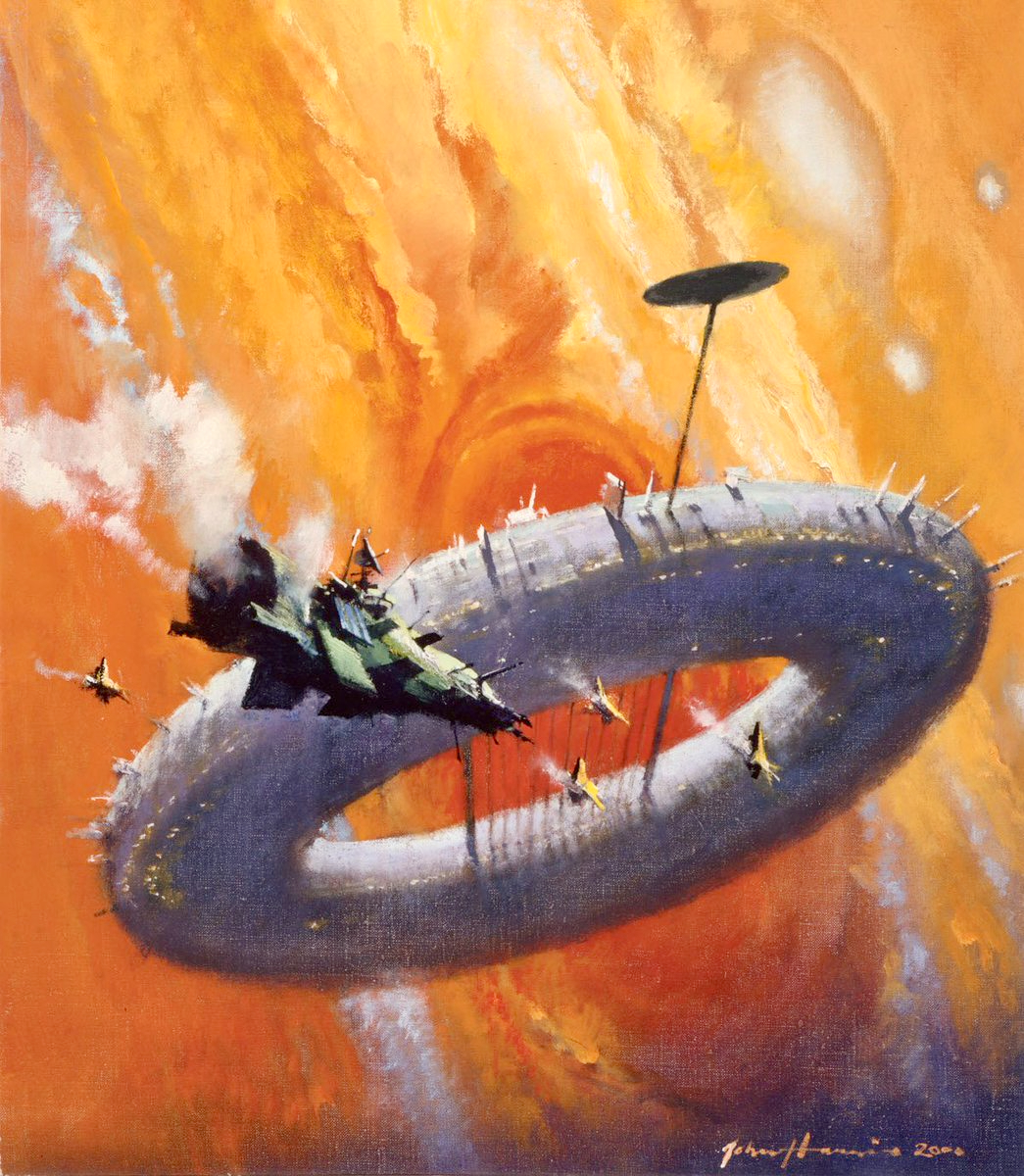 HumanoidHistory's tweet image. Megastructures of the mind, illustrated by John Harris.