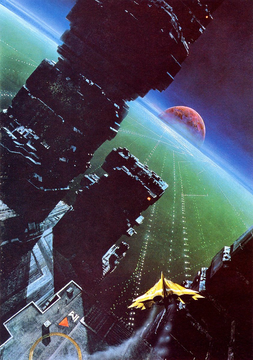 HumanoidHistory's tweet image. Megastructures of the mind, illustrated by John Harris.