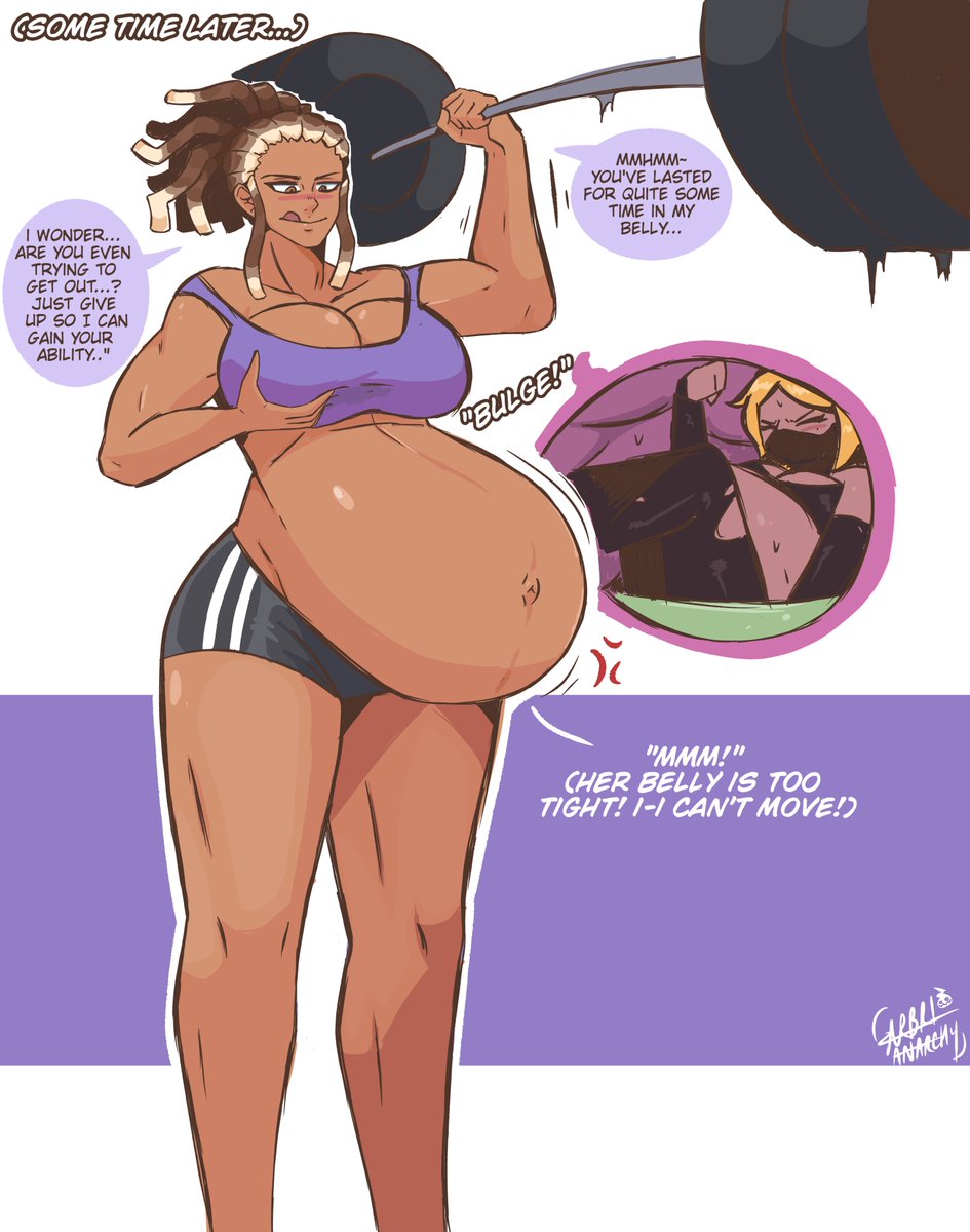 ArbriAnarchy's tweet photo. Ninja Belly (Comm) https://t.co/uPPb7sumM6