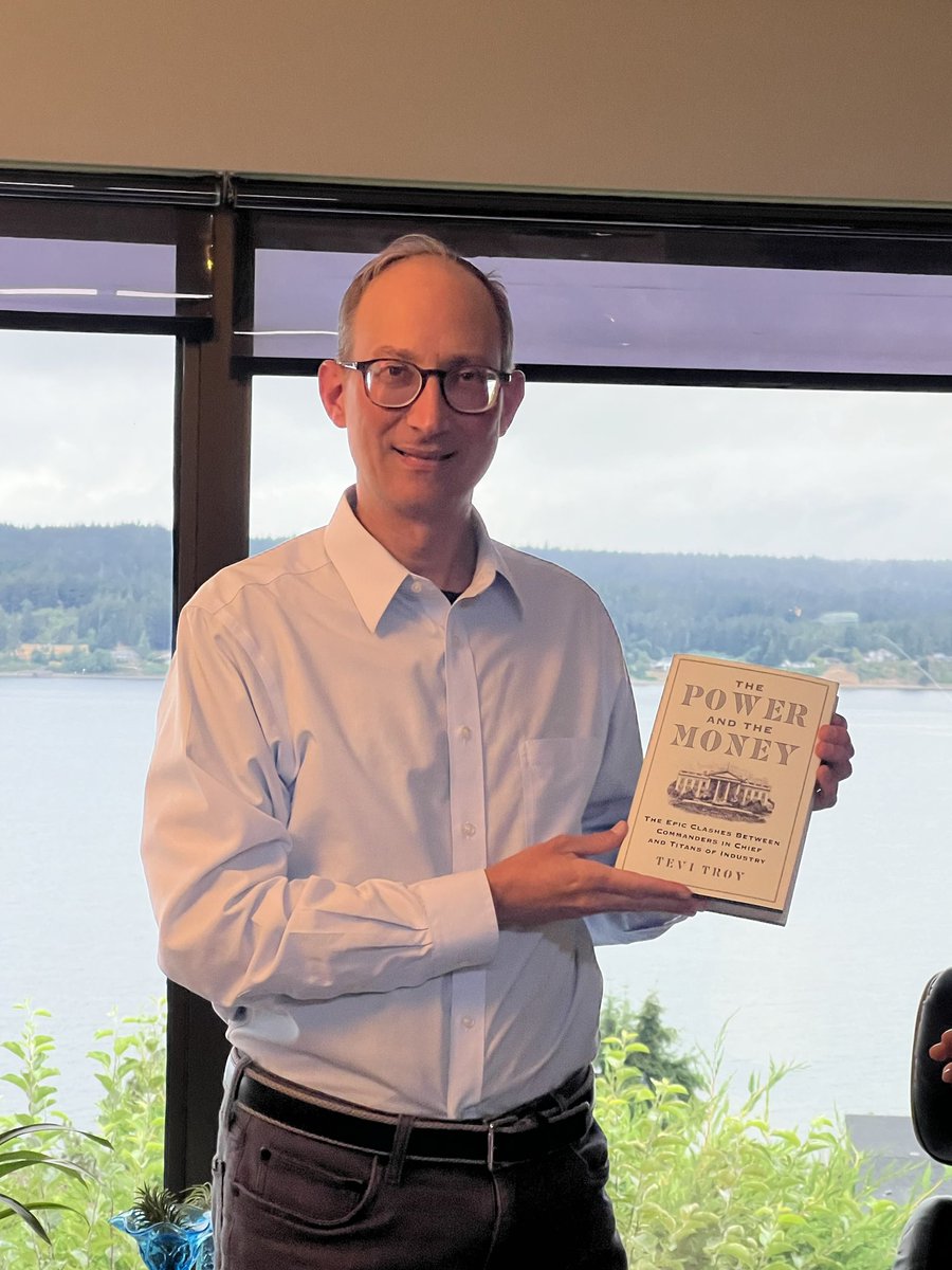 Happy to at long last have copies in hand of #ThePowerandtheMoney. Thanks for <a href="/Regnery/">Regnery Publishing</a>/@SkyhorsePub. Cc @TonyLyonsPub <a href="/CEOsandPOTUS/">Tevi Troy</a>. Order now at: amazon.com/Power-Money-Am….