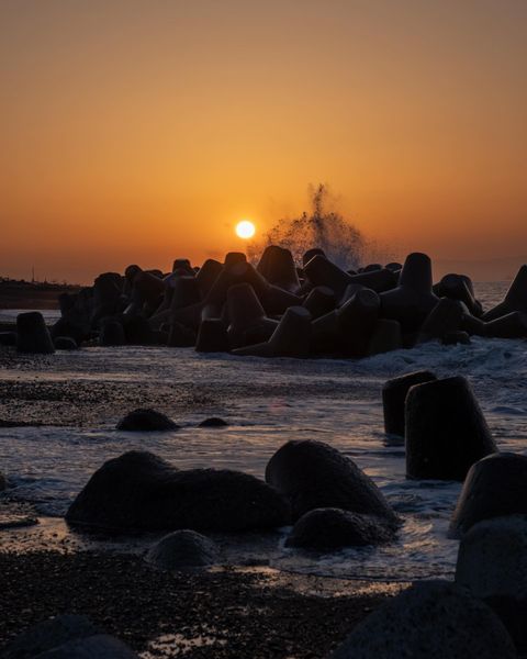 太平洋の荒波

#山じゃなくて海 #夕陽じゃなくて朝陽