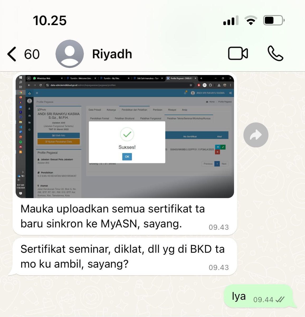 ayuyay_'s tweet photo. Tim terima beres 🙌🏻.  Sudah syukur klo sy ingat bahkan password tiap akun (saking banyaknya akun untuk administrasi) https://t.co/YmFYwMgt1s