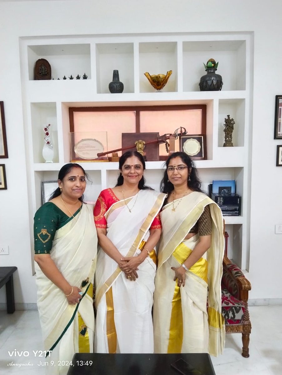 Women were dressed in traditional Kerala attire during the Narisakthi Conference