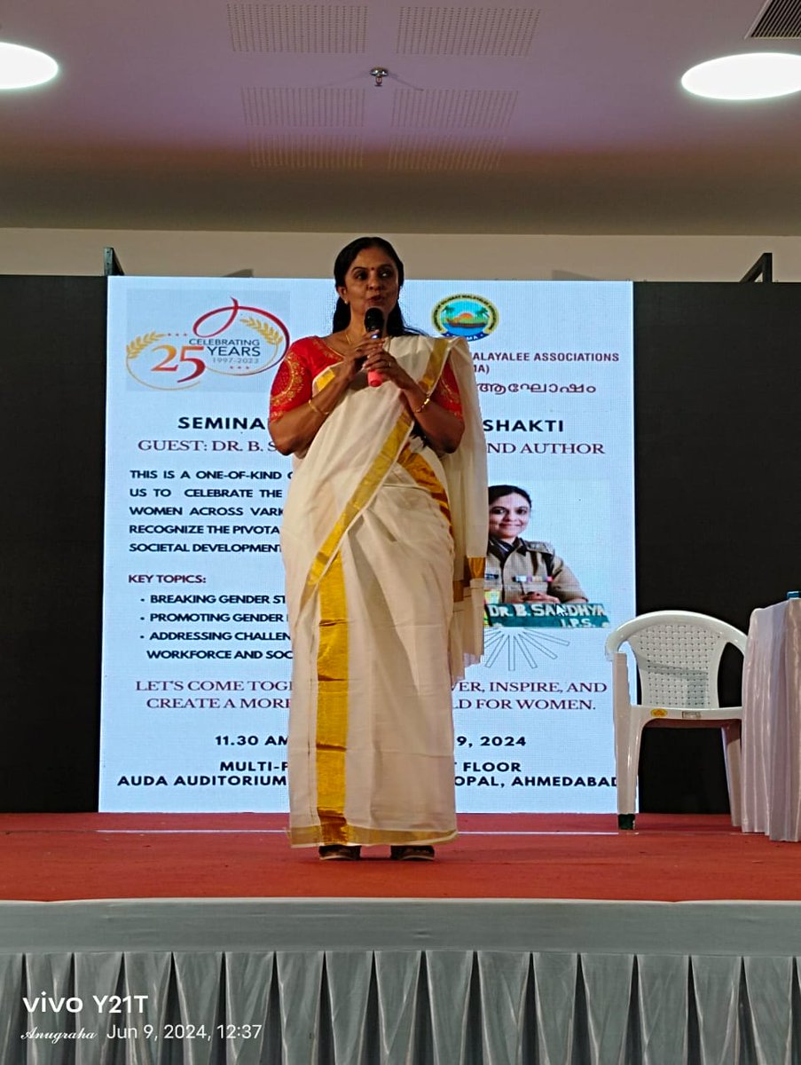 It was a good experience to address Malayali diaspora in Ahmadabad 
Their entrepreneurship qualities are tremendous, contributing to Nation building