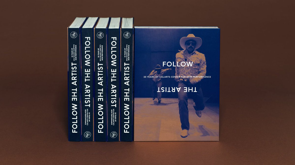 #calartscnp celebrates "Follow the Artist" a new book celebrating 20 years of CalArts Center for New Performance. Featuring work, new essays, and reflections from seminal, seasoned, and emerging artists from the greater #calarts community. centerfornewperformance.org/projects/follo…