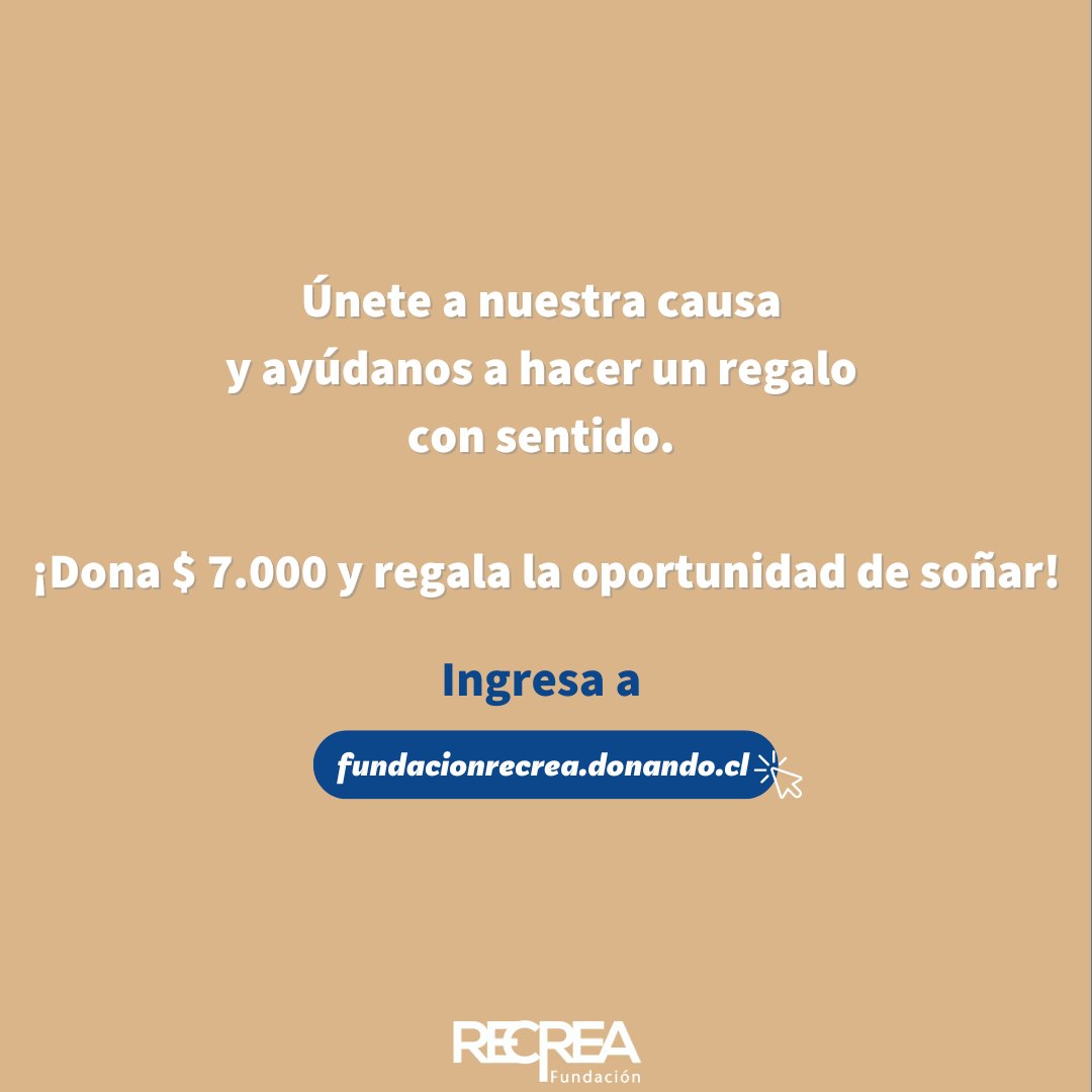 En el día de la niñez queremos regalar un libro a los 500 niños y niñas que habitan el Barrio Transitorio, y para lograrlo necesitamos tu ayuda. 🙌

fundacionrecrea.donando.cl

#DíaDeLaNiñez