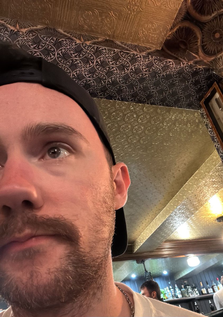 KyeMaloy's tweet photo. I was v drunk the other day but acc liked how I looked in a backwards hat for once 😌 yea I was bevved https://t.co/Kt5gO348U4