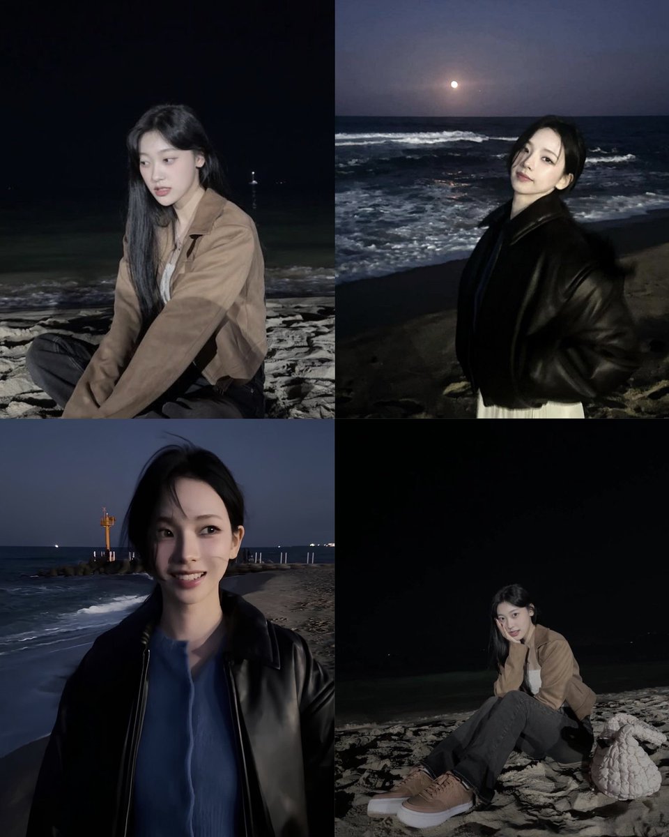 a late night date on the beach with choerina