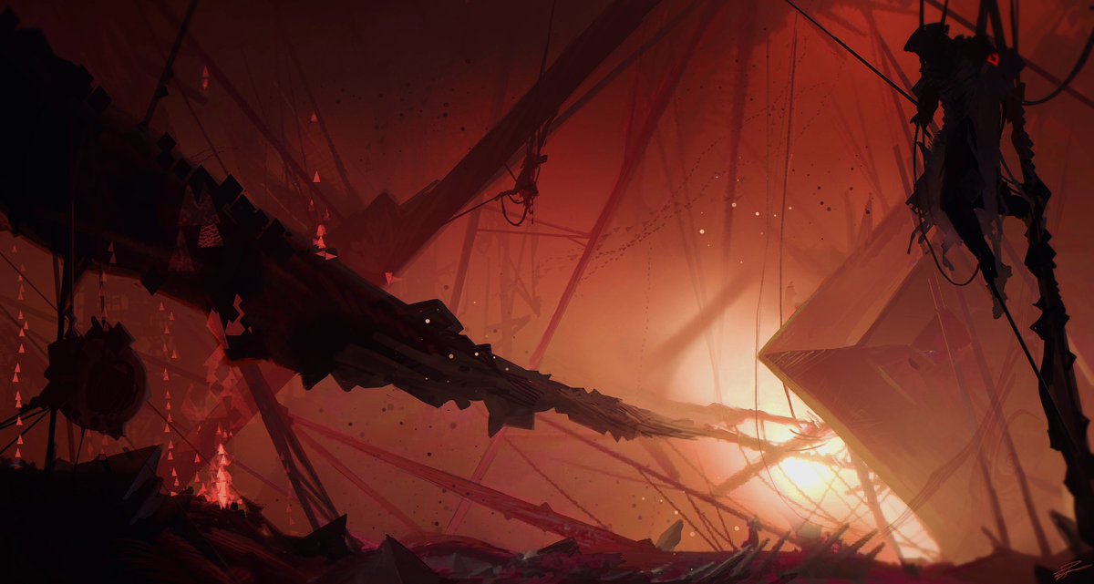 I made this whilst trying to draw the siva ogre from before lmao
#Destiny2Art