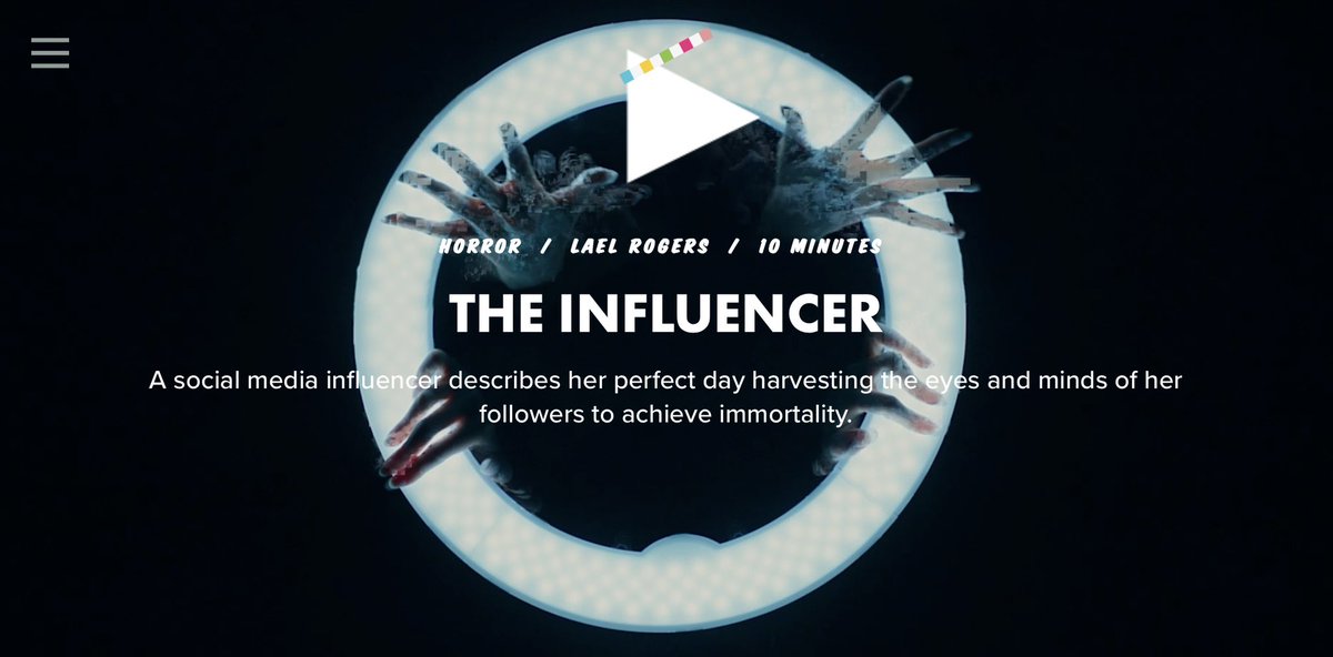 Chelsea Lupkin (@chelsealupkin) on Twitter photo My latest write up on <a href="/ShortoftheWeek/">Short of the Week</a> is a twisted social media horror by @laeljrogers called āThe Influencerā which premiered last year at <a href="/FantasiaFest/">Fantasia International Film Festival</a> - watch/read here:
shortoftheweek.com/2024/07/29/the⦠cc: @itsmeganleo <a href="/ZeusPictures/">Zeus Pictures</a> My latest write up on <a href="/ShortoftheWeek/">Short of the Week</a> is a twisted social media horror by @laeljrogers called āThe Influencerā which premiered last year at <a href="/FantasiaFest/">Fantasia International Film Festival</a> - watch/read here:
shortoftheweek.com/2024/07/29/the⦠cc: @itsmeganleo <a href="/ZeusPictures/">Zeus Pictures</a>