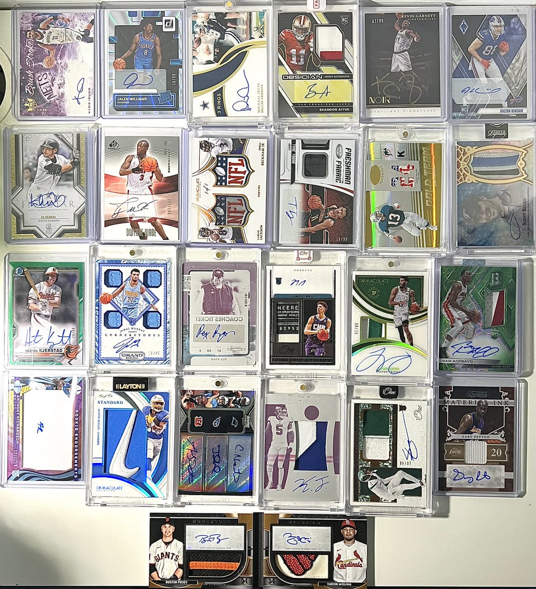 NoHoldsCards's tweet image. NO HOLDS CARDS MEGA SALE
🚨🚨🚨🚨

Reply/DM For Prices!🤝

Almost 100 cards available

Every card that sells, I add $3 to the pot. One random RTer gets the pot 24 hours from now 👀

If 30 cards sell, someone who reposts is getting 90 bucks 🤙🏻🔥

Let’s get some cards SOLD TONIGHT
