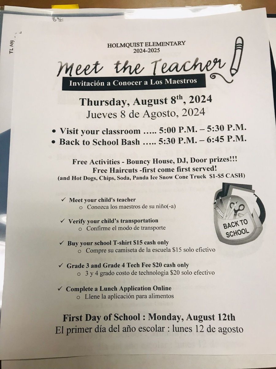 Holmquist Elementary (@holmquistes) on Twitter photo π£ Don't forget! Our Back to School event is just around the corner at Holmquist Elementary. Meet your teachers and enjoy giveaways! π«π See you soon! #HolmquistHummingbirds #BackToSchool #MeetTheTeacher <a href="/kimtoneyHMQ/">Kimberly Toney</a> π£ Don't forget! Our Back to School event is just around the corner at Holmquist Elementary. Meet your teachers and enjoy giveaways! π«π See you soon! #HolmquistHummingbirds #BackToSchool #MeetTheTeacher <a href="/kimtoneyHMQ/">Kimberly Toney</a>