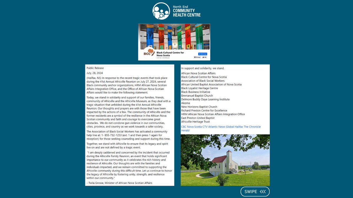 Additional Community Statements