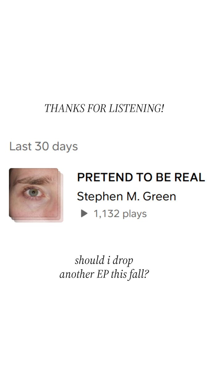 krj_YT's tweet photo. Stephen M. Green recently revealed...

• His EP "PRETEND TO BE REAL" has 1,000+ plays on SoundCloud.
• He has another song dropping on August 30th, 2024.
• He has an "BEAT COLLECTION" dropping in September ONLY on YouTube and SoundCloud.

Sources: #Instagram &amp; #Facebook https://t.co/heLMf0NcaE
