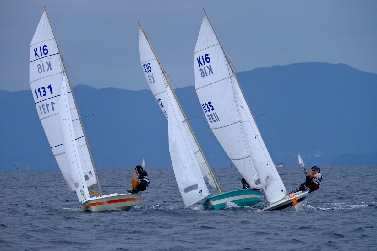 k16class's tweet photo. We’re enjoying a sailing with K16 class and international 14 at Enoshima Japan.
#sailingship #sailinglife #instasailing #sailingboat #sailboat #sailinglovers #dinghy #ディンギー #sailinggear #k16class #international14 #sailingphotographer #セーリング https://t.co/eSa4Bi3HjU