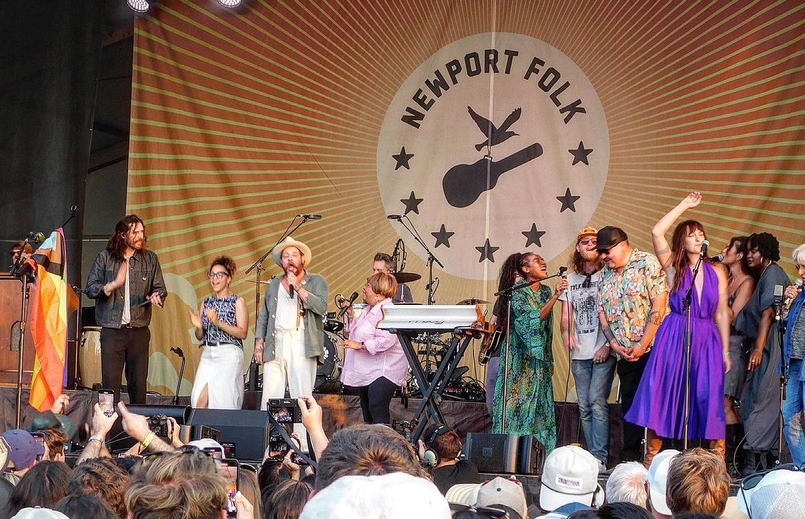 Mavis Staples (@mavisstaples) on Twitter photo .<a href="/Newportfolkfest/">Newport Folk Fest</a>! Y’all brought the heat this past weekend🔥 Thank you for making me feel right at home 💕And shoutout to Faherty the swag. .<a href="/Newportfolkfest/">Newport Folk Fest</a>! Y’all brought the heat this past weekend🔥 Thank you for making me feel right at home 💕And shoutout to Faherty the swag.