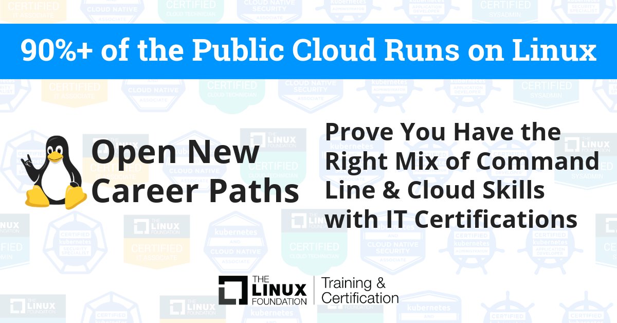 YongKangHe's tweet image. Did U know that 𝟗𝟎%+ of public #Cloud runs on #Linux? The bundle is just $𝟐𝟐𝟓 using code K8JULY24PLUS – 𝟓𝟓% off the original price! Let's get certified with #LFCA &amp;amp; #KCNA! 

☸ #KCNA for just $𝟗̲𝟗̲ 👉 bit.ly/3LEMtLz 

@k8sug @kubestronaut bit.ly/4dnYosU