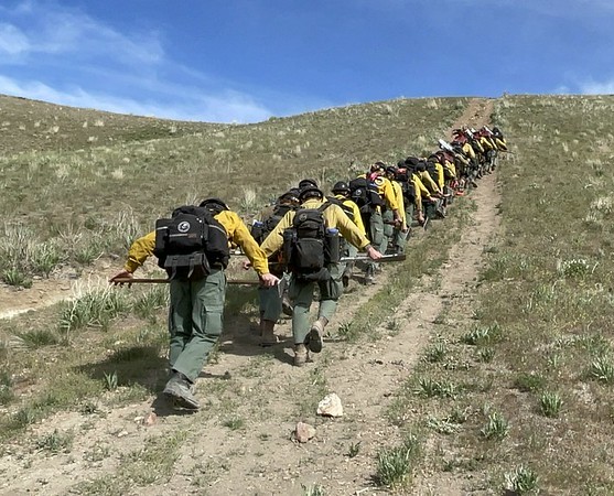 DOIWildlandFire's tweet image. As the world looks to #Olympians, we focus on our own athletes: wildland firefighters. Stay tuned this month as we cover the physical fitness, skills, and talents that allow wildland firefighters to tackle extreme wildfire activity.

#NotyourOrdinaryJob #OlympiansMadeHere