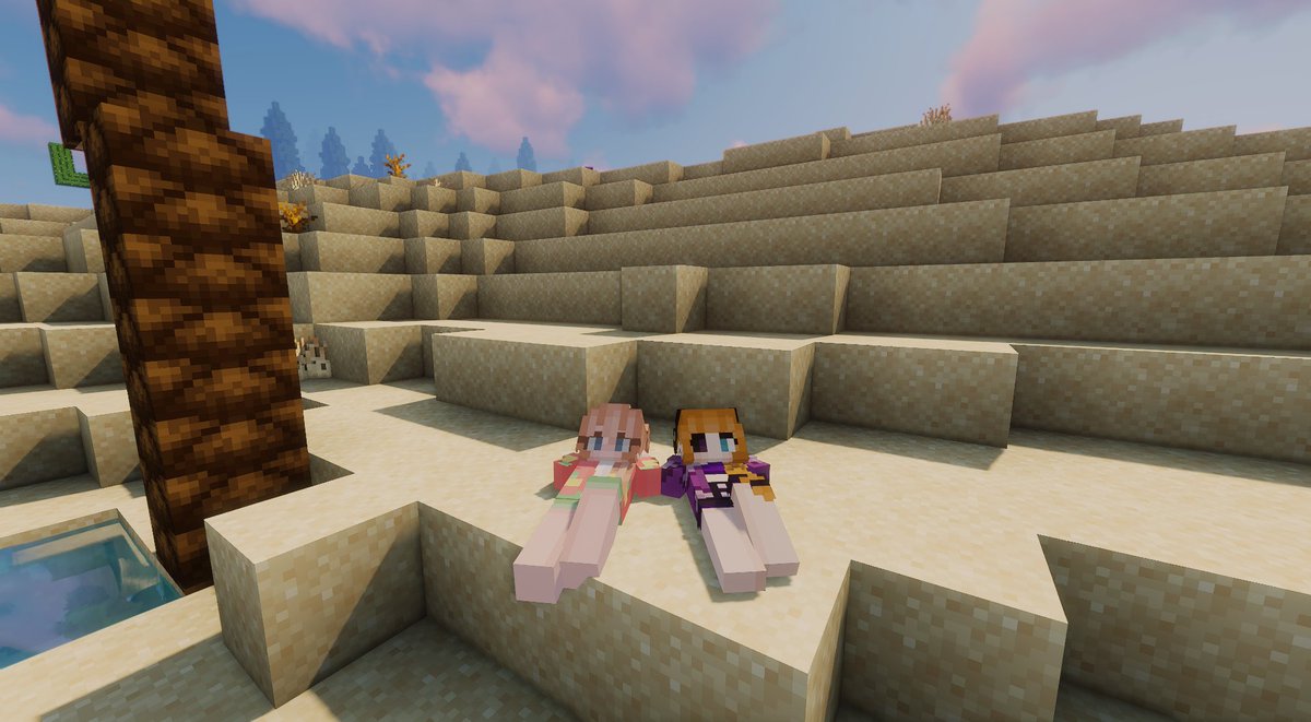 BBBellamyyy's tweet photo. a glimpse of peace after your death.. and who knows, maybe we could come back one day. i think i'd like to live here - what do you think? maybe i'll build a place where i can finally lay your sibling to rest, with a grave for you too. #CyanLab #TisorinhaSMP https://t.co/eGO01nimrt