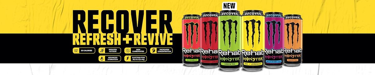 StelletDeals's tweet image. amzn.to/3LMBf7G

Refresh and revive with #MonsterEnergyRehab! 🍋💪 The perfect blend to recover and rehydrate, keeping you energized and ready for anything. #MonsterEnergy #RefreshRevive #EnergyBoost #StayHydrated