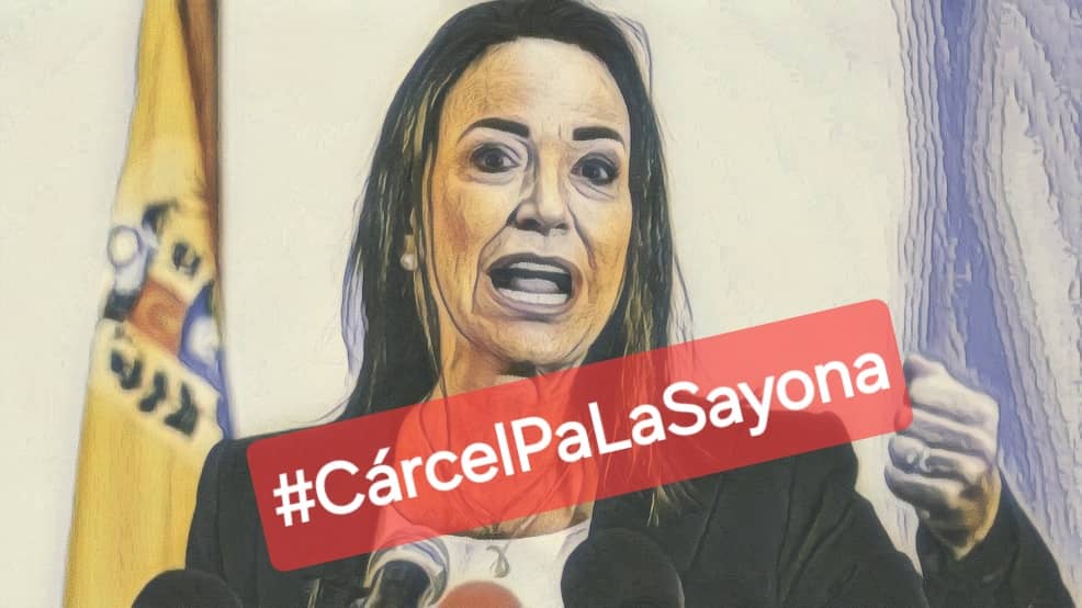 No queremos más Show ni comiquitas, en Venezuela Ganamos los Chavistas!!! 
#CárcelPaLaSayona