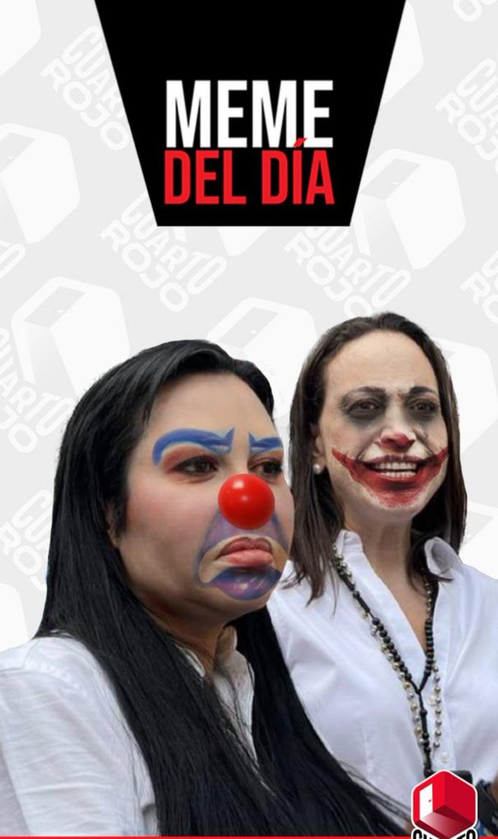 María Corina Machado debe rectificar y recoger sus locos de la calle antes que todo se salga de control. 
Esa señora es la cara de la. maldad. 
#CárcelPaLaSayona