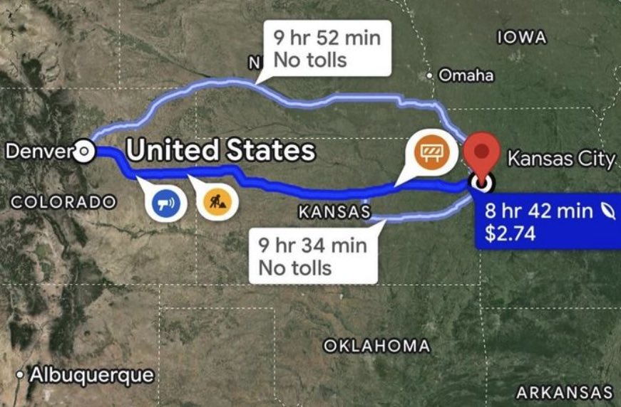 midwestern_ope's tweet image. The most boring drive any Midwesterner can endure