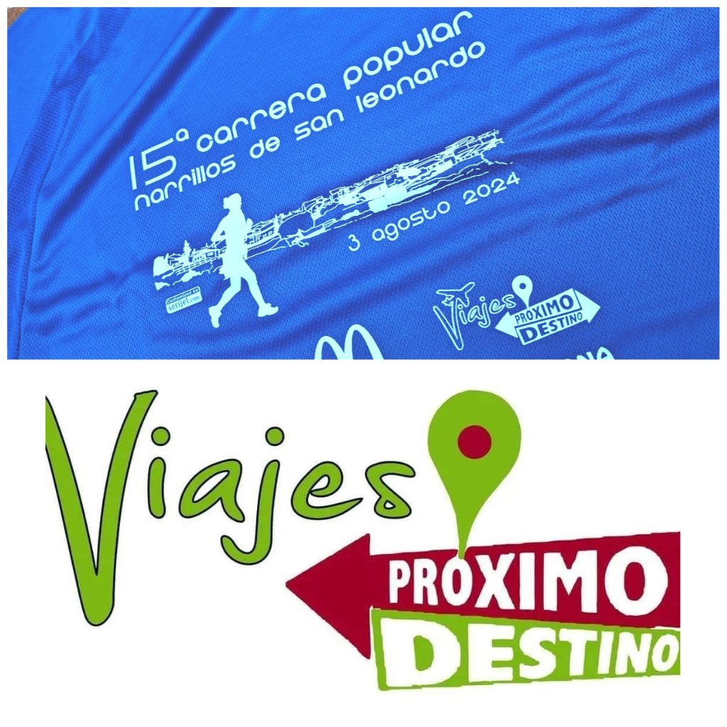 🔴 Recién sacada del horno.. ya tenemos preparada la camiseta tecnica de esta edición.
Con la colaboración entre otros de Viajes Próximo Destino, tu agencia de viajes de Ávila.

Customized by Serijel.com
 #carreranarrillosdesanleonardo #running #viajesproximodestino