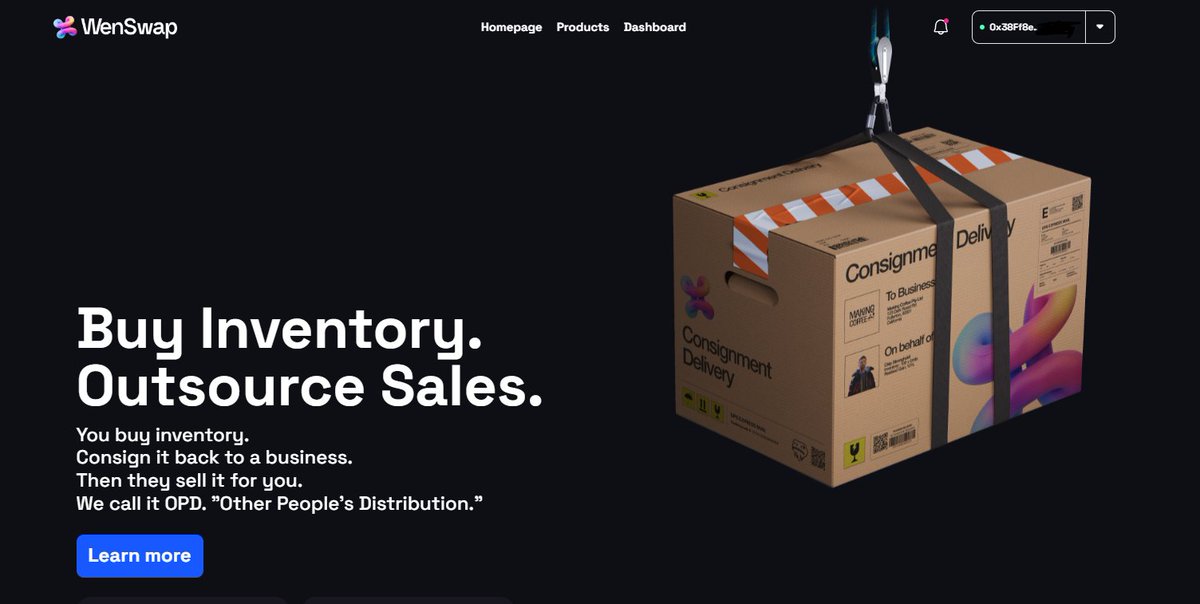 WOW!!! What a win from <a href="/WenSwap_io/">WenSwap</a> !!!! 

👉Just bought and consigned 25 pounds of
<a href="/Making_Coffee_/">B R E W B L O C K 🧱</a> for sale for a guaranteed profit through the initial test system of <a href="/WenSwap_io/">WenSwap</a> marketplace. ONLY $0.01 for the transaction fee!!!!!

<a href="/ThePlagueNFT/">The Plague Of Frogs 🐸</a> = RWA x Decentralization