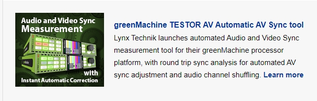 Do you need to identify, measure, and automatically fix audio delays within your signals? newsletter.smartbrief.com/servlet/encode…