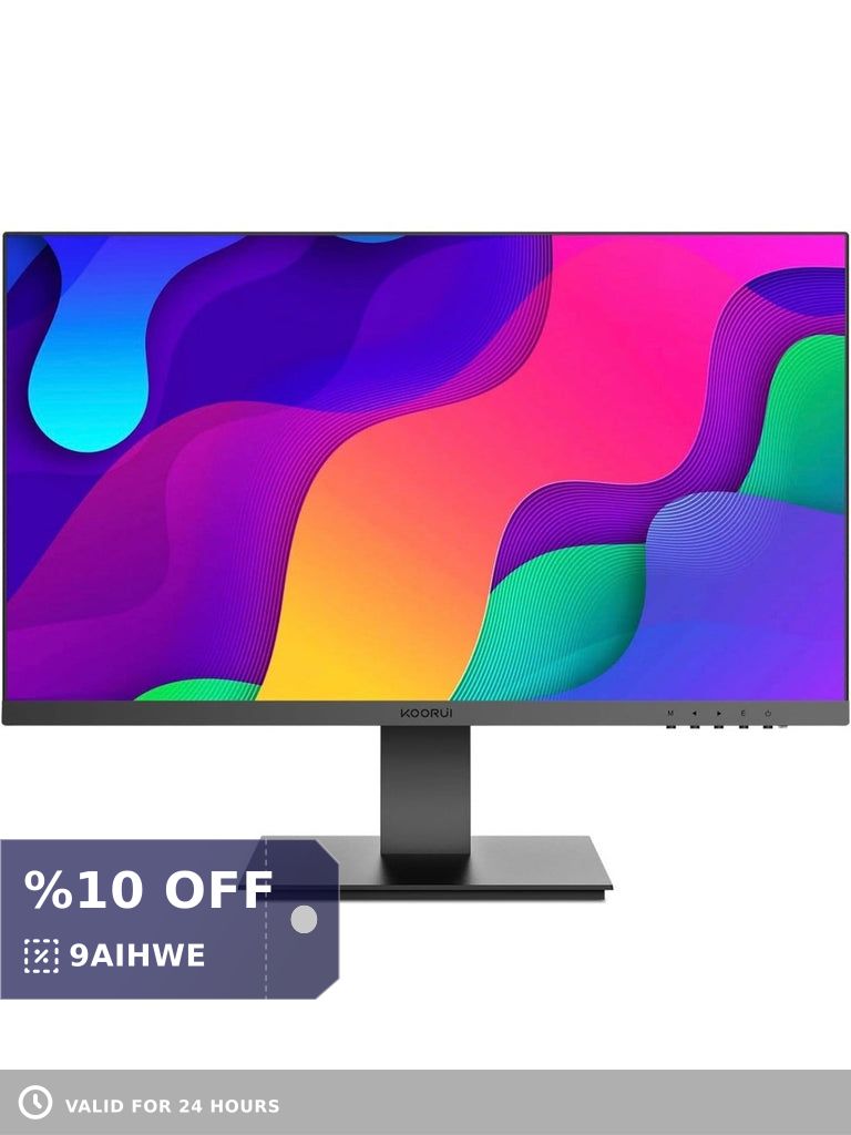AnmLiquidation's tweet image. Upgrade your workspace with the KOORUI 24" FHD Monitor! Enjoy crystal-clear visuals, blue light filter, G-Sync compatibility, and more. Perfect for work or play at an unbeatable price of $65.40 from ANM Liquidation. Get yours here: shortlink.store/fnmkb76b7cet #ComputerMonitors