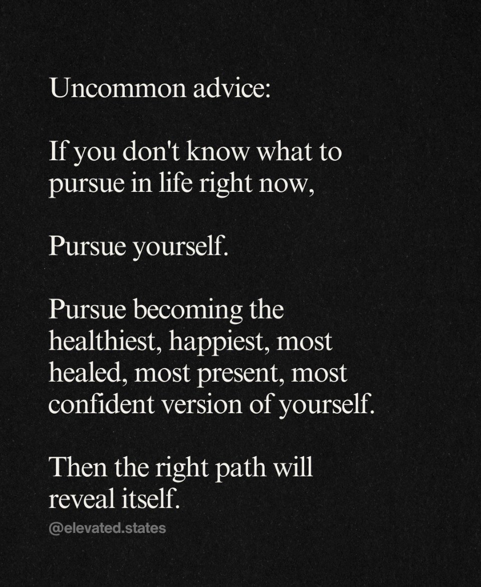 _michadams's tweet photo. If you don't know what to pursue in life right now, pursue yourself!  #mondaymotivation #selflove #selfawareness #SelfCareIsSelfLove https://t.co/alkOWDmBHT