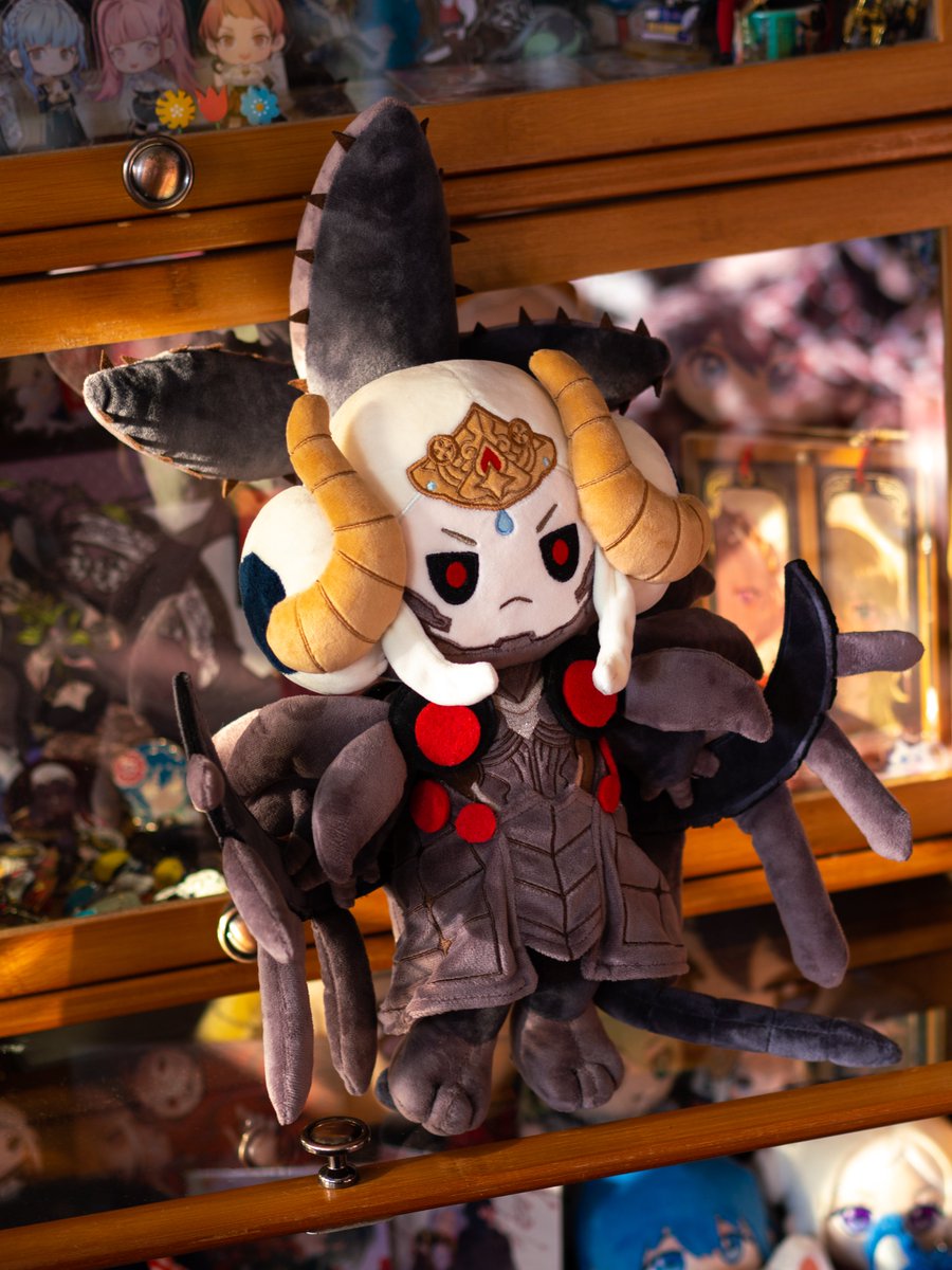 mogiberii's tweet photo. Hegemon Edelgard plushie is now available for preorder on my store until 30th August! ❤️🖤 https://t.co/GSEhsoX8au