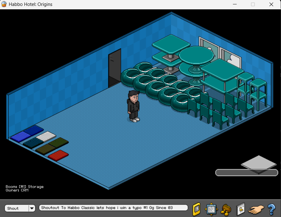 ChrisMorrison90's tweet photo. @HabboOrigins Lets Get This Typo #HabboOrigins #Habbo An Og Since 03/04 had to come back for this and spent a small fortune on coins already lol https://t.co/m8qMaSM3e9