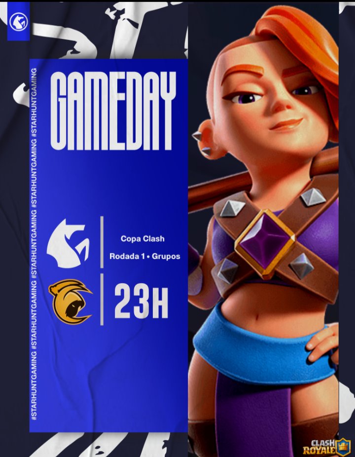 StarHuntGG's tweet photo. #clashroyale
🏆#Copaclash
🆚@1Eclipse_king
🎯Jornada 1
🕚23:00🇧🇷
Hoje os Caçadores irão estrear na nova competição, único objetivo trazer a Vitória para casa!!!
Vamos á arena🔥
#GOSHG https://t.co/POuPPL1wx5