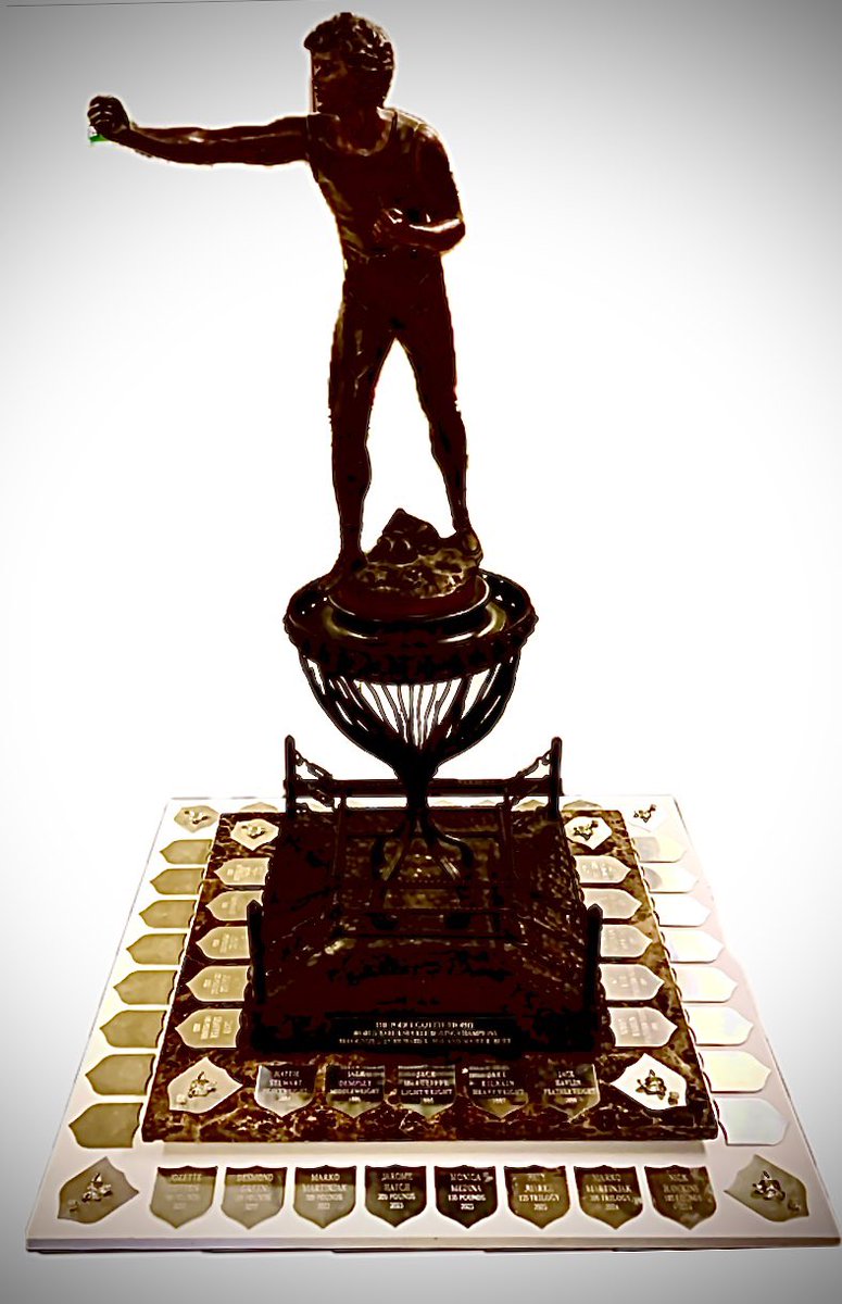 Absolutely Magnificent. 
The legendary trophy of the 143 year old Historic Police Gazette Boxing Corporation. <a href="/PoliceGazette/">Police Gazette</a> <a href="/bkb_official1/">BYBBKB</a> <a href="/PGBCboxing/">Police Gazette Boxing Corp.</a>