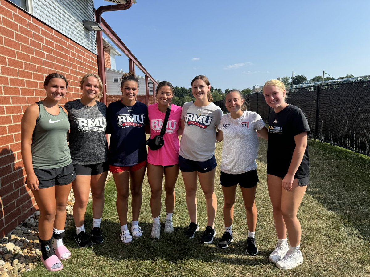 Thank you <a href="/RMUWSoccer/">RMU Women's Soccer</a> for a great Elite ID Camp! Your facilities, staff and coaches are amazing! <a href="/akaMichelleRick/">Michelle Rick</a>