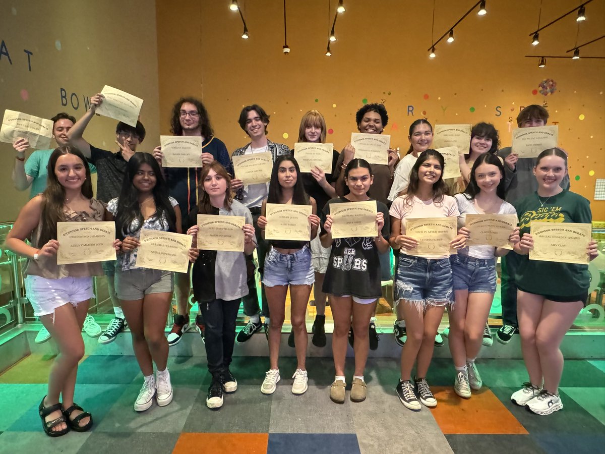 O’Connor Speech and Debate tweet media