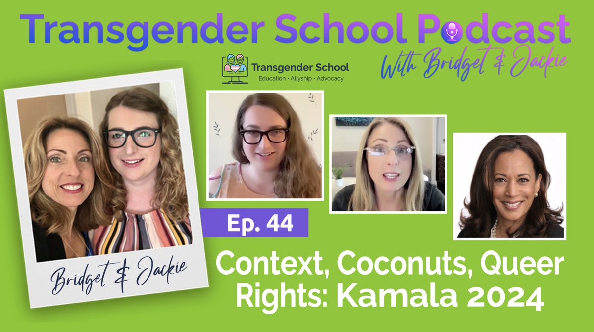TransgenderSch1's tweet photo. We have two new episodes in the queue - the first one recorded the day before President Biden announced he would suspend his campaign for re-election, and the second one recorded shortly after Vice President Harris officially became the Democratic nominee. Both go live next week! https://t.co/AdPscTItsg