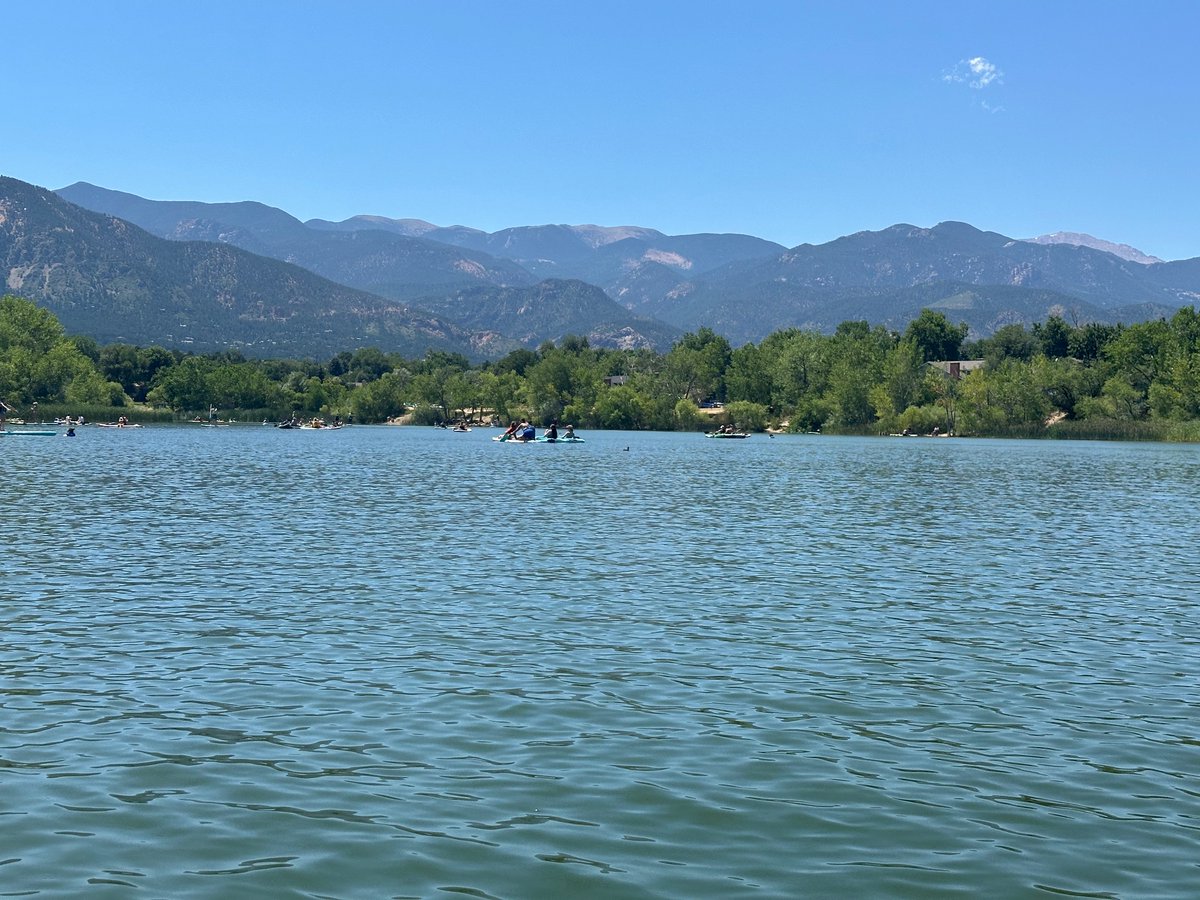 Beautiful day at quail lake! #SUPBoarding #ColoradoSprings