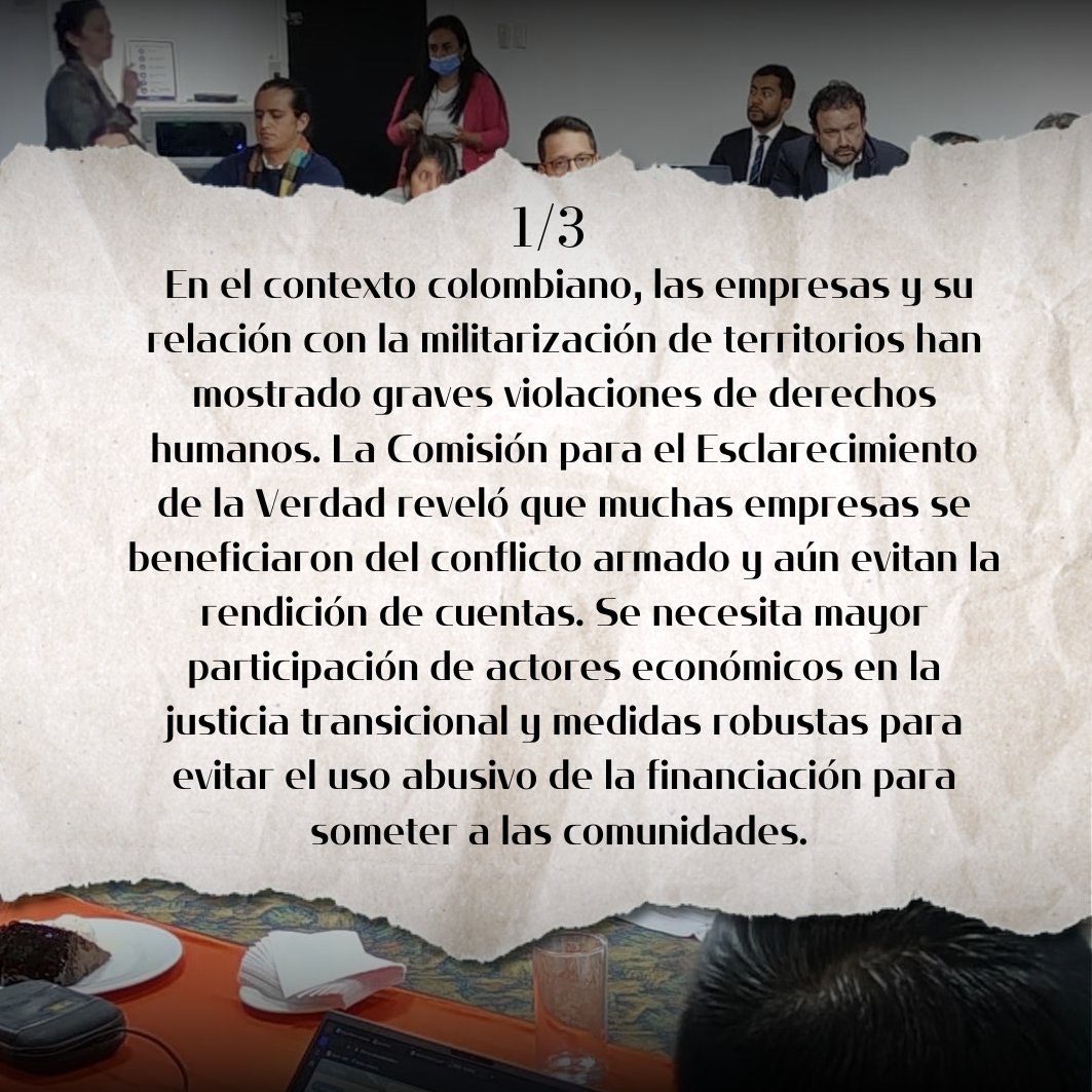 IPCoficial's tweet photo. @ONU_es @MinAgricultura @Siembra_Centro @CIEDHes @CINEP_PPP @Coljuristas @coeuropa @MinAmbienteCo @susanamuhamad @ISAGEN @cjlibertad @ambienteysoc @RJAColombia @FNAmbiental @MRV_Santander @Indepaz @Defensavida @petrogustavo @CesarPachonAgro @o_eco @ObservarPazDH @Ccajar #EmpresaYDDHH | 📑Luego de una jornada de intervención y diálogo entre la Mesa por los DDHH frente al poder empresarial y el grupo de Trabajo de Empresas y DDHH de @ONU_es, compartimos algunas recomendaciones 👇: https://t.co/QcIwvRRcBr