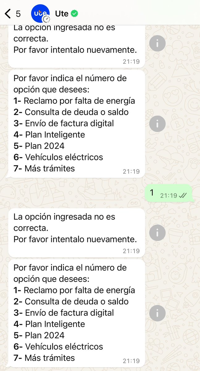 fcantoni's tweet photo. @UTE_ComCorp y sus servicios que dan asco. Segundo corte prolongado en Barra de Carrasco en 2 días. Cero respuesta. El servicio de reclamos por WhatsApp una basura… https://t.co/uqJ5BzUNQP