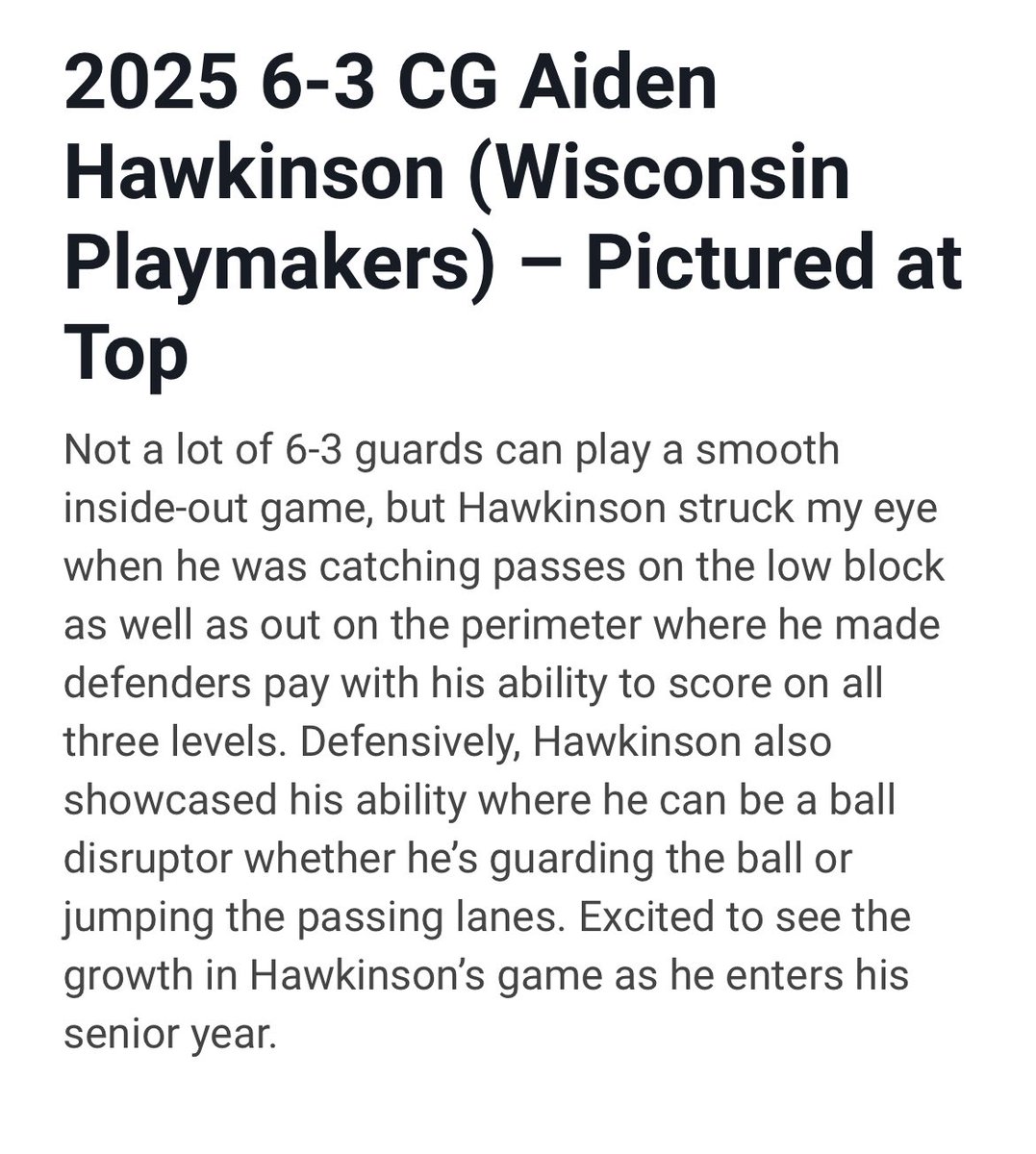 Wisconsin Playmakers 2025 National tweet media